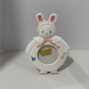 Charpente Charming Bunny Photo Frame - White and Pink 8” x 6”